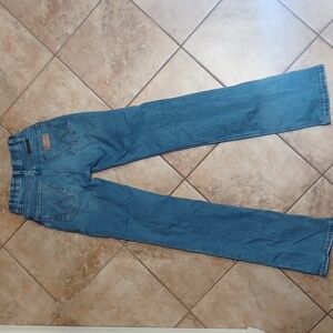 NWOT Wrangler Women's Willow Ultimate Riding Jean Bootcut Blue Jeans Size 24